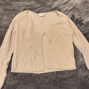 Abercrombie & Fitch gold shimmer top